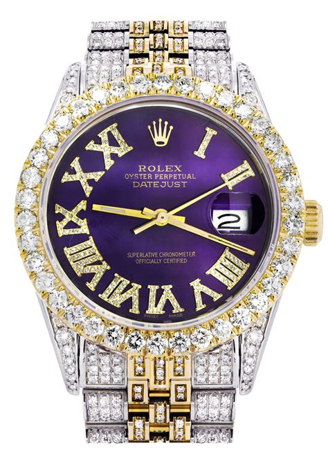 womens iced out rolex watch